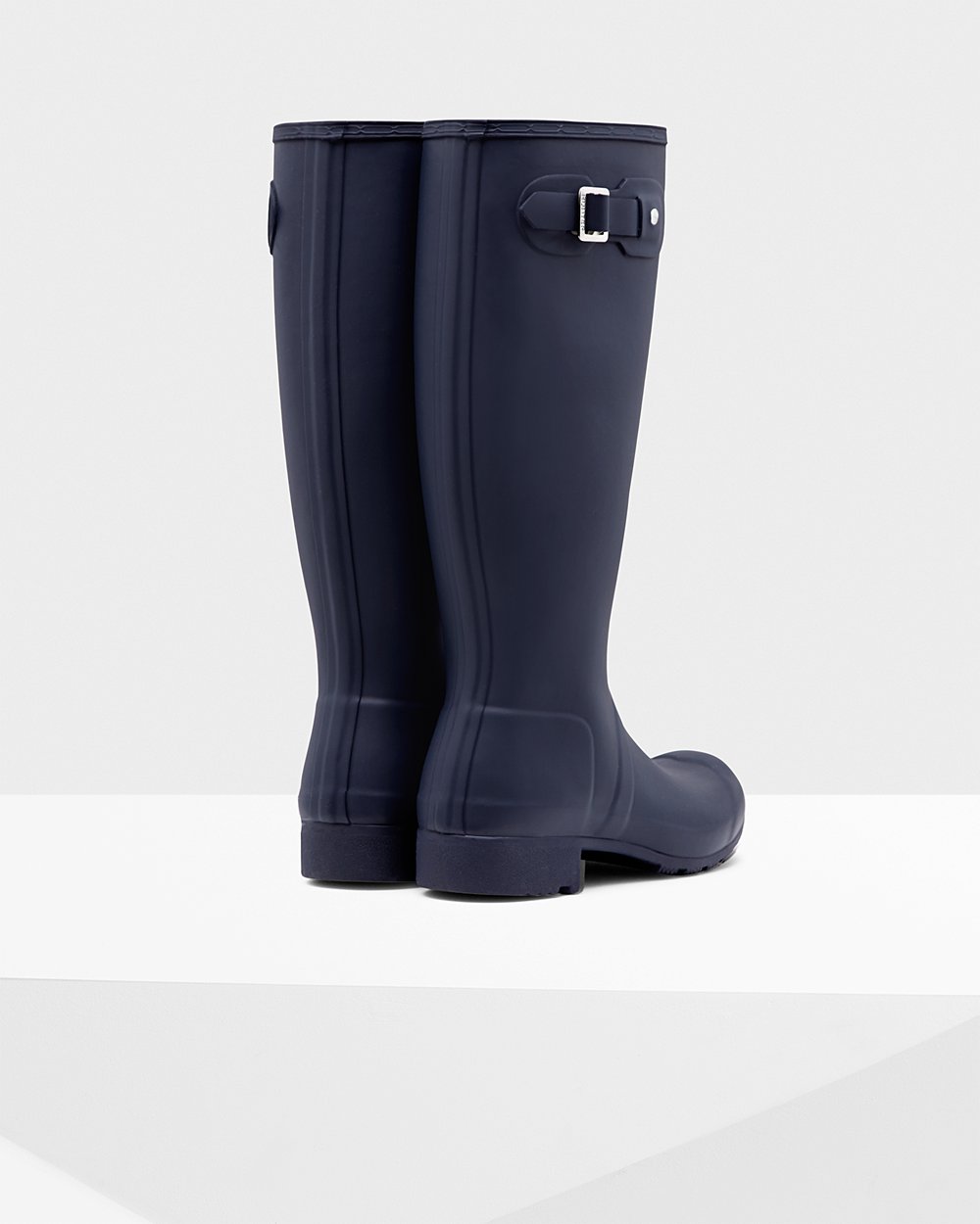 Galochas Altas Hunter Feminina Azul Marinho - Original Tour Foldable - 73DSKXWGN